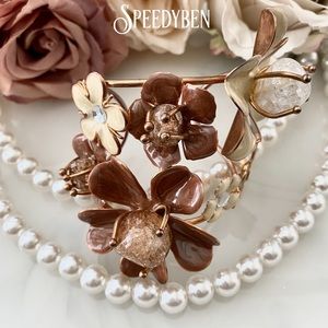 Floral Cuff Bracelet